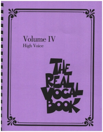The Real Book vol.4 for high voice (with chords)