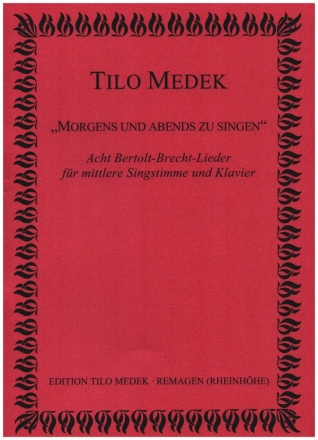 Morgens und abends zu singen fr mittlere Singstimme und Klavier