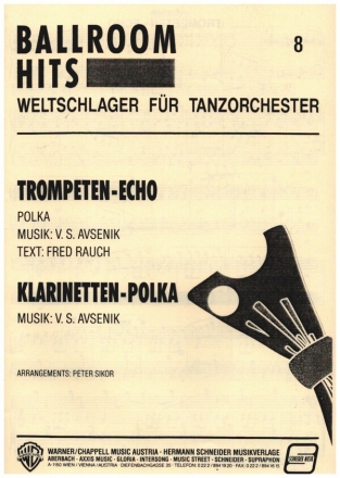 Trompetenecho und Klarinetten-Polka fr Salonorchester Direktion und Stimmen