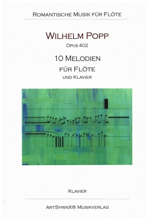 10 Melodien op.402 fr Flte und Klavier