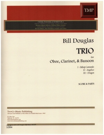 Trio for oboe, clarinet and bassoon score and parts