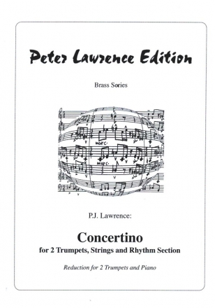 Concertino for 2 trumpets, strings and rhythm section piano reduction