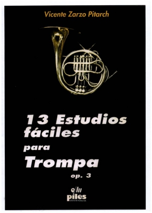 13 Estudios faciles op.3 para trompa (Horn)