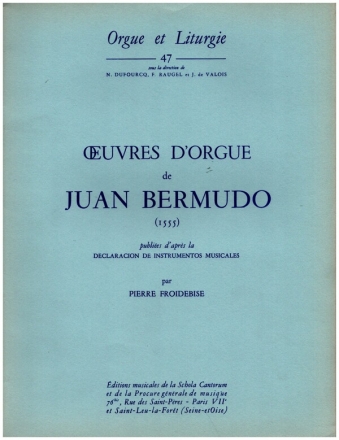 Oeuvres d'orgue pour orgue