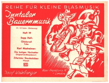 Inntaler Bauernmusik Band 19 fr kleine Blasmusik Stimmenset