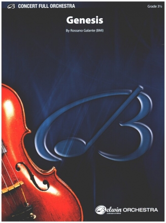 Genesis for concert full orchestra score and parts
