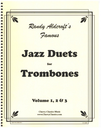 Famous Jazz Duets vols.1-3 for trombones score