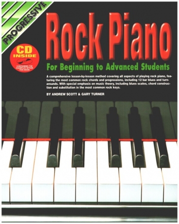 Progressive Rock Piano (+Audio-Online) for piano