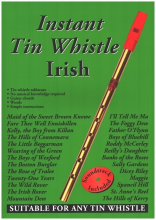 Instant Tin Whistle Irish(+CD) for tin whistle