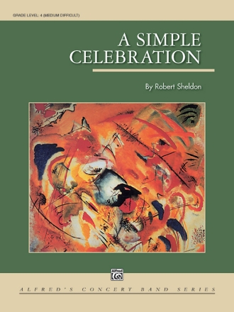 ALF20263  A simple celebration for concert band score and parts