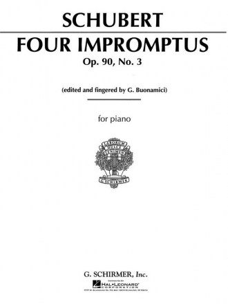 Impromptu in G flat Major op.90,3 D899 for piano