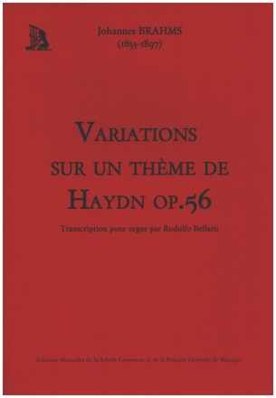 Variations sur un thme de Haydn op.56 pour orgue