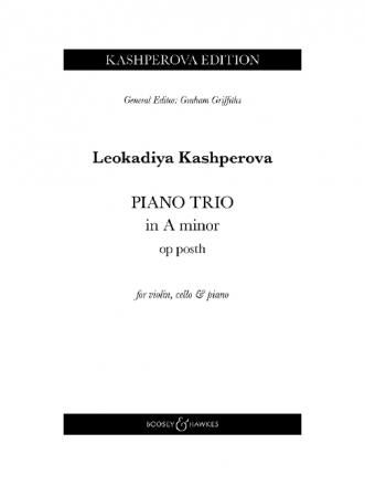 Piano Trio in A minor op. posth. for piano, violin and violoncello score and parts