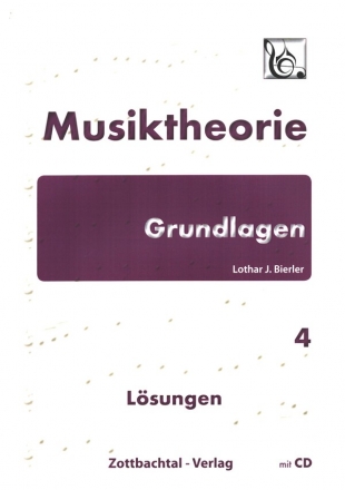 Musiktheorie - Grundlagen Bd.4 (+CD) Lsungen