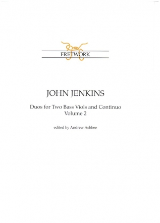 Duos vol.2 for two bass viols and continuo score and parts