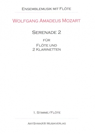 Serenade Nr.2 fr Flte und 2 Klarinetten Stimmen