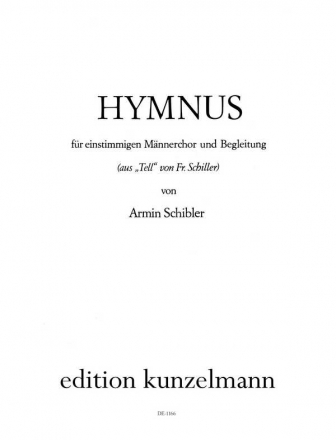 DE1166  Hymnus für Männerchor und Klavier Klavierauszug
