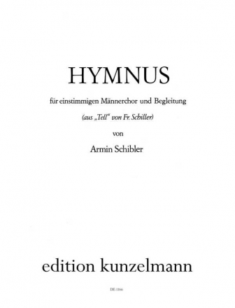 DE1166  Hymnus fr Mnnerchor und Klavier Klavierauszug