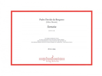 Sonata per Organo Facsimile