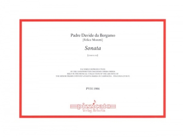 Sonata per Organo Facsimile