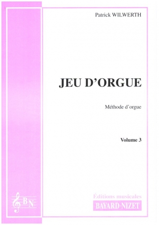 Jeu d'Orgue vol.3 - difficile pour orgue