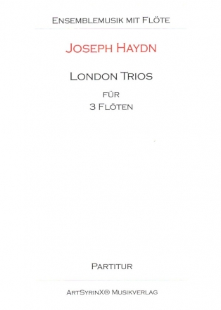 Londoner Trios fr 3 Flten Partitur