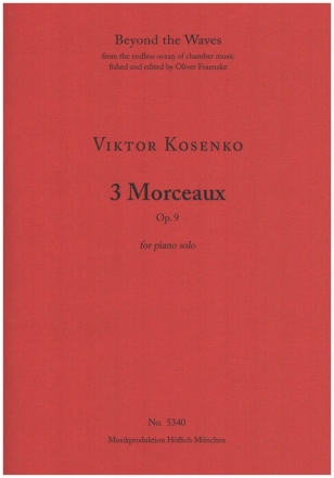3 Morceaux op.9 for piano solo