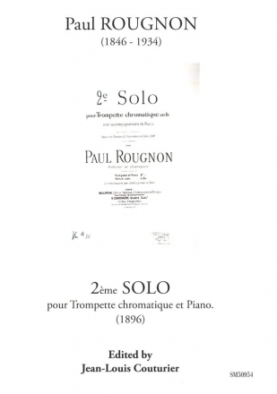 2me Solo de concert (1896) pour trompette chromatique en ut et piano