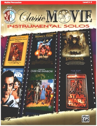 Classic Movie Instrumental Solos (+CD) for mallet percussion