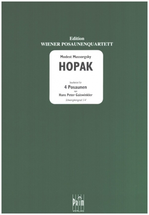 Hopak fr 4 Posaunen Partitur und Stimmen