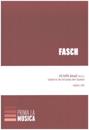 Ich hoffe darauf for soli, mixed chorus and chamber orchestra score (dt)
