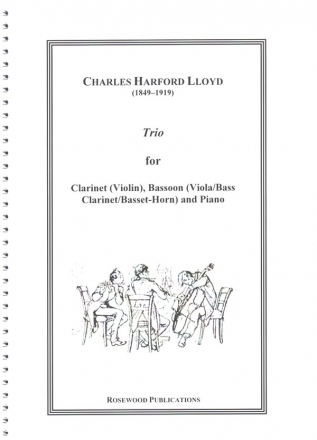 Trio for clarinet(violin), bassoon(viola/bass clarinet/basset-horn), piano score and parts