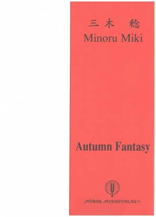 Autumn Fantasy for flute and piano