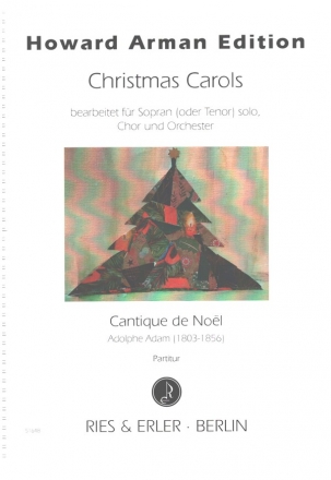 Cantique de Noel fr Sopran (oder Tenor) solo, gem Chor und Orchester Partitur