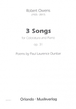3 Songs op.31 for coloratura-soprano and piano