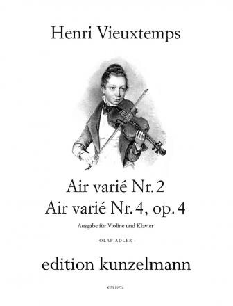 Air vari Nr.2 und Air vari Nr.4 op.4 fr Violine und Klavier