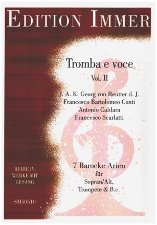 Tromba e voce vol.2 f�r Sopran/Alt, Trompete und B.c. Partitur und Stimmen