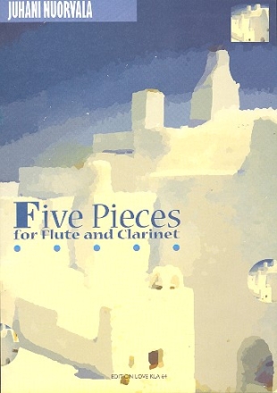 5 Pieces for flute and clarinet score