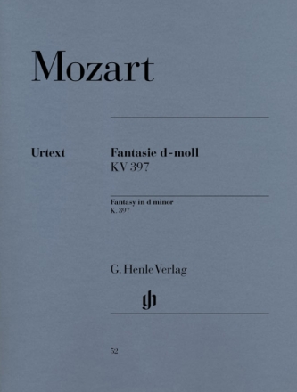 Fantasie d-Moll KV397 für Klavier