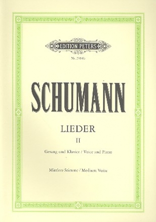 Smtliche Lieder Band 2 fr Gesang (mittel) und Klavier (dt)