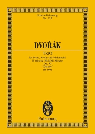Klaviertrio e-Moll op.90 fr Klaviertrio Studienpartitur