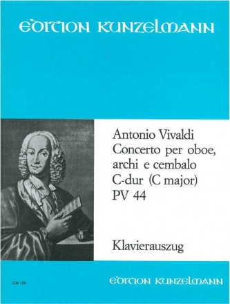 Konzert C-Dur PV44 für Oboe, Streicher und Cembalo für Oboe und Klavier