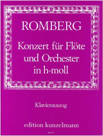 Konzert h-Moll Nr.17 op.30 für Flöte und Orchester  für Flöte und Klavier