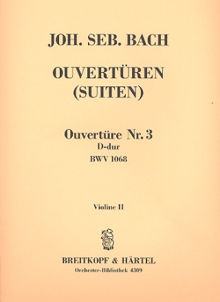Ouvertre D-Dur Nr.3 BWV1068 fr Orchester Violine 2