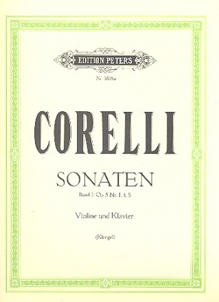 Sonaten op.5 Band 1 (Nr.1,4,8) fr Violine und Klavier