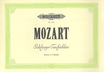 Salzburger Tanzbüchlein für  Klavier