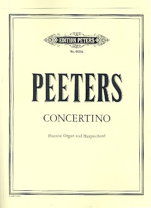 Concertino fr Orgelpositiv und Cembalo Partitur