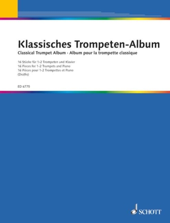 Klassisches Trompeten-Album fr 1-2 Trompeten und Klavier Partitur und Stimmen