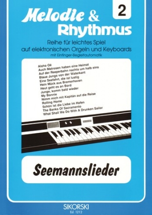Seemannslieder fr E-Orgel/ Keyboard