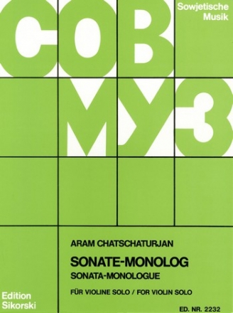 Sonate - Monolog fr Violine solo 